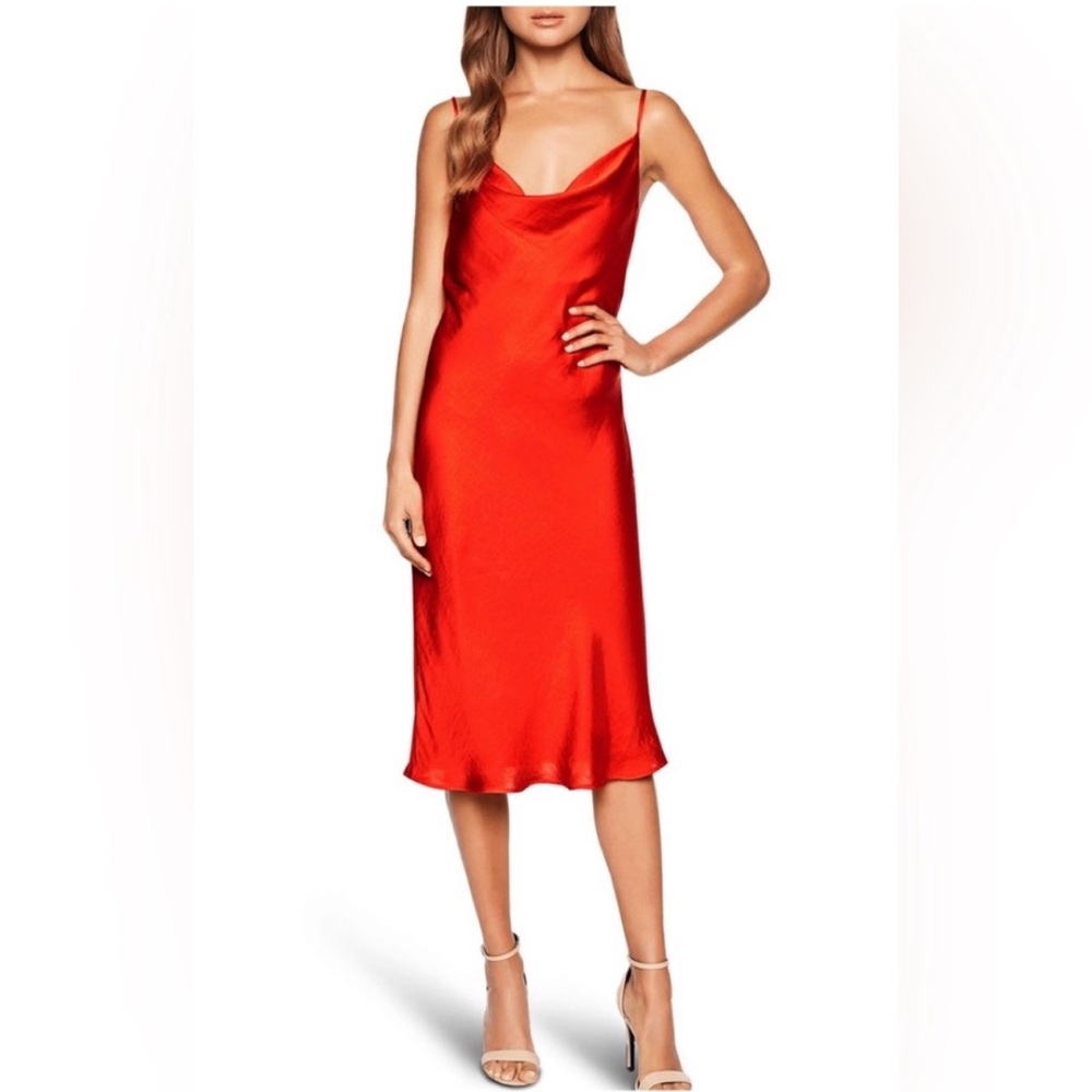 Bardot Satin Slip Dress